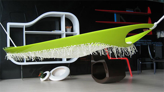 Illustration for article titled Plastic Hammock Concept Kinda Negates the Whole Point of Garden Swingers